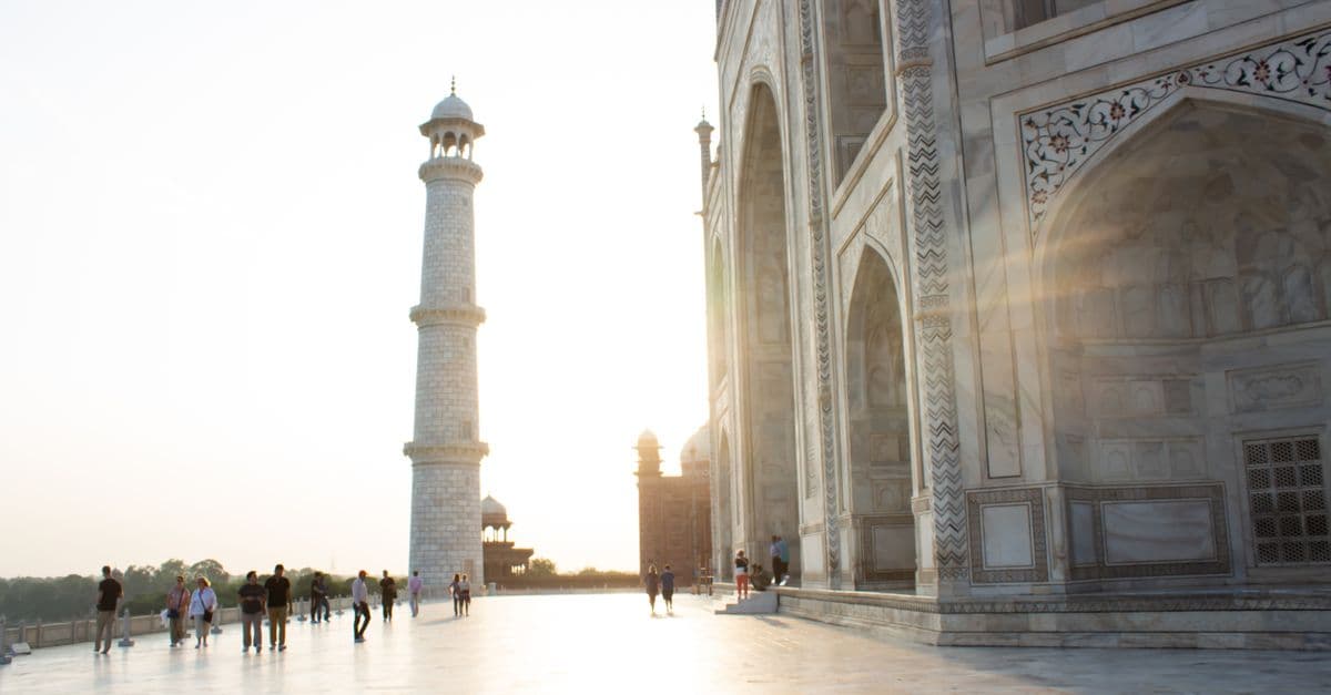 Agra — the Taj at dawn